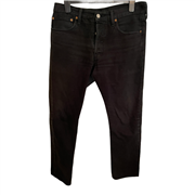 LEVI'S 501 Mens Black Denim Jeans W32 L34
