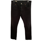 LEVI'S 501 Mens Black Denim Jeans W32 L34