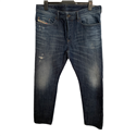 Diesel Buster Mens Blue Denim Jeans W33 L32 