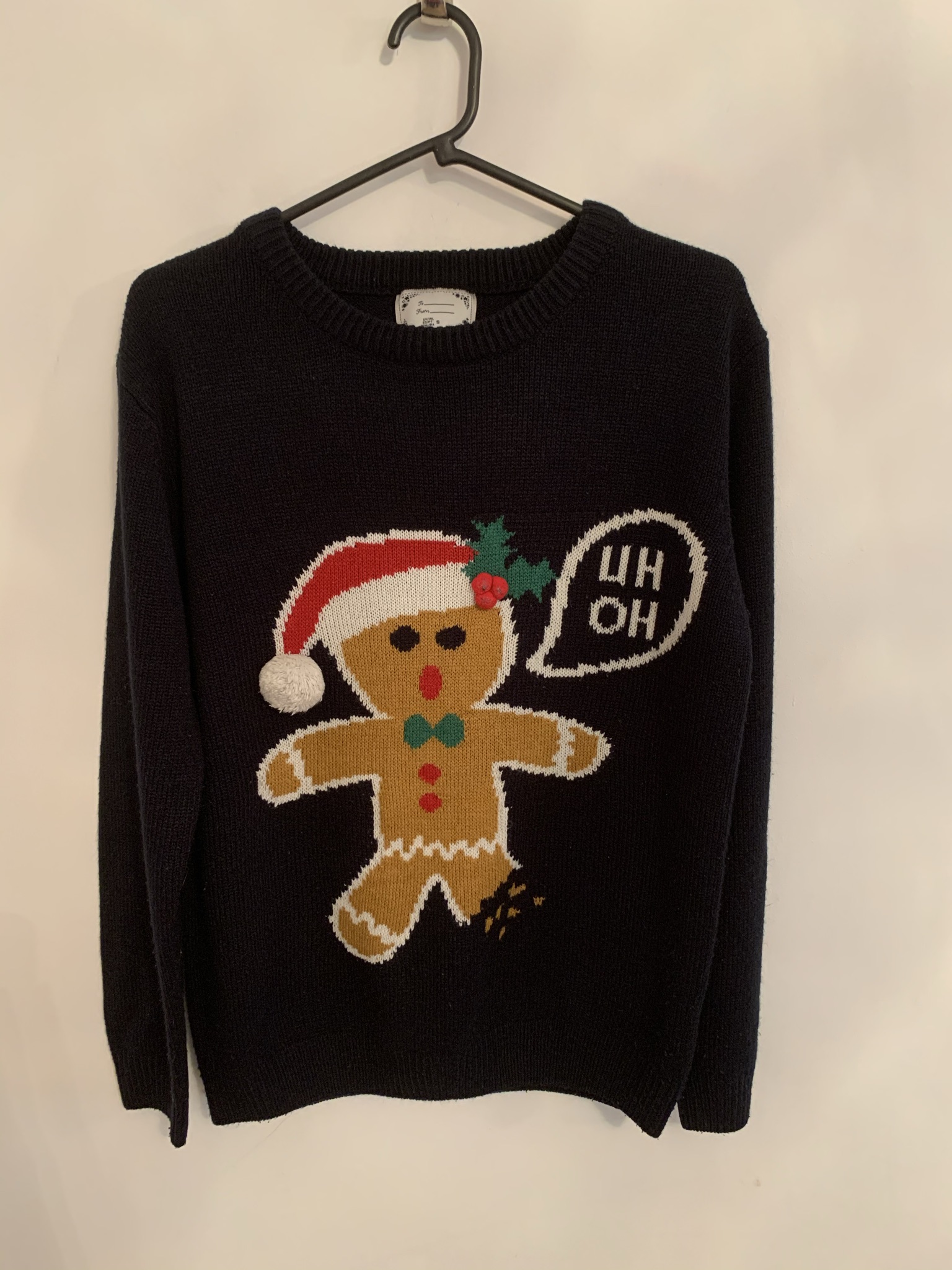 Christmas jumpers 2024 gingerbread man