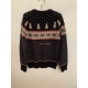 Fatface Blue Christmas Jumper Mens Uk Size M