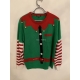 Peacocks Green Elf Christmas Jumper Mens Uk Size L